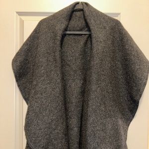 Grey oversized vest